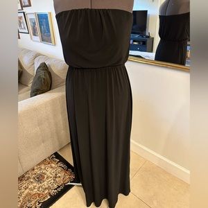 Black Strapless Dress
